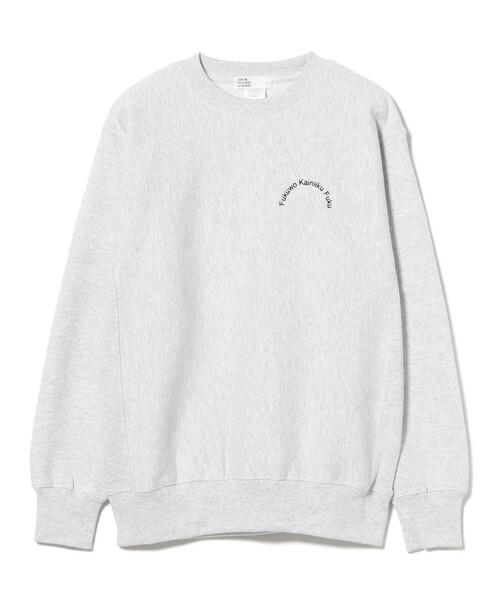 TOKYO CULTUART by BEAMS（トウキョウカルチャートバイビームス）の「平山昌尚(HIMAA) / FUKU Sweat shirt（スウェット・レディース・ブラック/ライトグレー・LARGE/SMALL/MEDIUM/X-LARGE）」の3枚目の写真