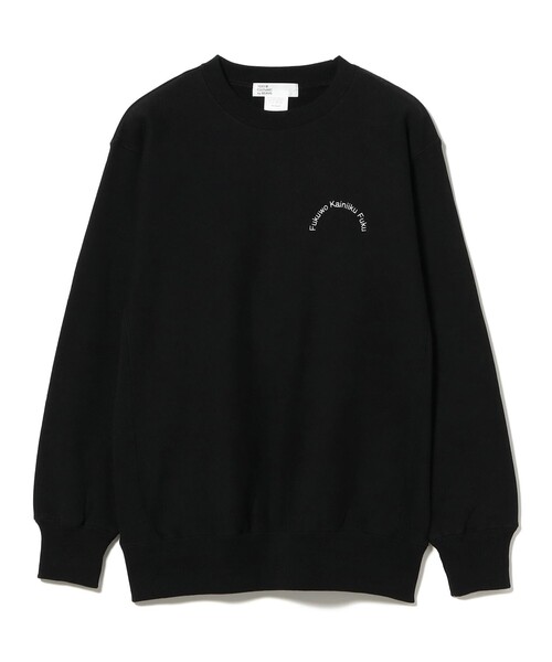 TOKYO CULTUART by BEAMS（トウキョウカルチャートバイビームス）の「平山昌尚(HIMAA) / FUKU Sweat shirt（スウェット・レディース・ブラック/ライトグレー・LARGE/SMALL/MEDIUM/X-LARGE）」の9枚目の写真