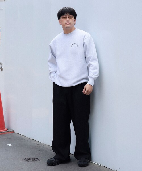 TOKYO CULTUART by BEAMS（トウキョウカルチャートバイビームス）の「平山昌尚(HIMAA) / FUKU Sweat shirt（スウェット・レディース・ブラック/ライトグレー・LARGE/SMALL/MEDIUM/X-LARGE）」の13枚目の写真