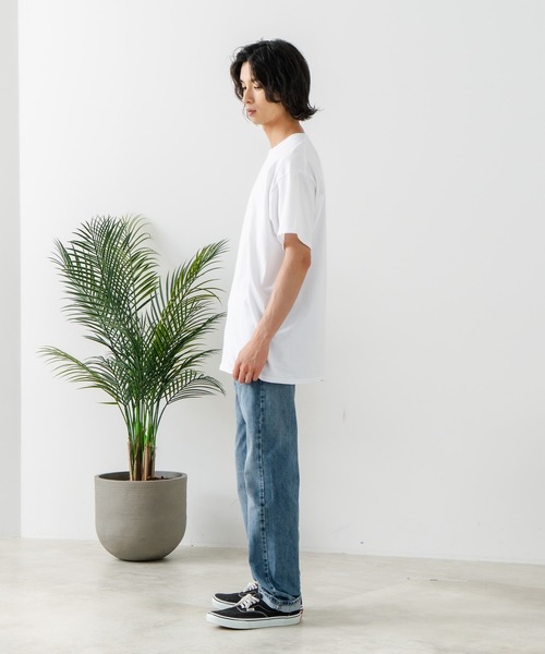 FRUIT OF THE LOOM(フルーツオブザルーム)の「【FRUIT OF THE LOOM/フルーツ オブ ザ ルーム】プレミアム USAコットンTシャツ(Tシャツ/カットソー・メンズ・ホワイト/ブラック/杢グレー/ネイビー/レッド・LARGE/XX-LARGE/MEDIUM/SMALL/X-LARGE)」の10枚目の写真