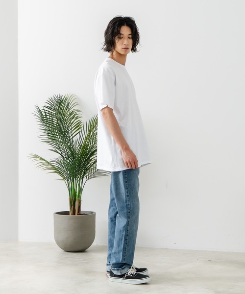 FRUIT OF THE LOOM(フルーツオブザルーム)の「【FRUIT OF THE LOOM/フルーツ オブ ザ ルーム】プレミアム USAコットンTシャツ(Tシャツ/カットソー・メンズ・ホワイト/ブラック/杢グレー/ネイビー/レッド・LARGE/XX-LARGE/MEDIUM/SMALL/X-LARGE)」の12枚目の写真