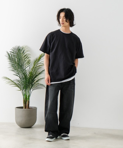 FRUIT OF THE LOOM(フルーツオブザルーム)の「【FRUIT OF THE LOOM/フルーツ オブ ザ ルーム】プレミアム USAコットンTシャツ(Tシャツ/カットソー・メンズ・ホワイト/ブラック/杢グレー/ネイビー/レッド・LARGE/XX-LARGE/MEDIUM/SMALL/X-LARGE)」の18枚目の写真
