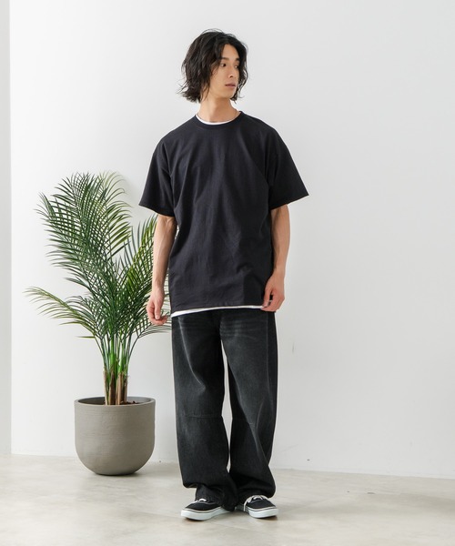 FRUIT OF THE LOOM(フルーツオブザルーム)の「【FRUIT OF THE LOOM/フルーツ オブ ザ ルーム】プレミアム USAコットンTシャツ(Tシャツ/カットソー・メンズ・ホワイト/ブラック/杢グレー/ネイビー/レッド・LARGE/XX-LARGE/MEDIUM/SMALL/X-LARGE)」の19枚目の写真