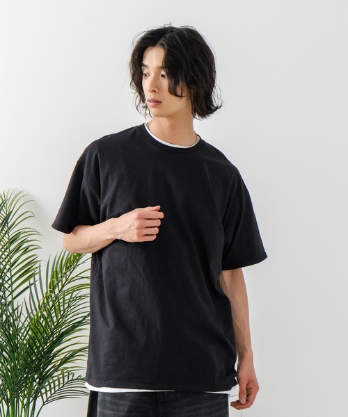 FRUIT OF THE LOOM(フルーツオブザルーム)の「【FRUIT OF THE LOOM/フルーツ オブ ザ ルーム】プレミアム USAコットンTシャツ(Tシャツ/カットソー・メンズ・ホワイト/ブラック/杢グレー/ネイビー/レッド・LARGE/XX-LARGE/MEDIUM/SMALL/X-LARGE)」の21枚目の写真