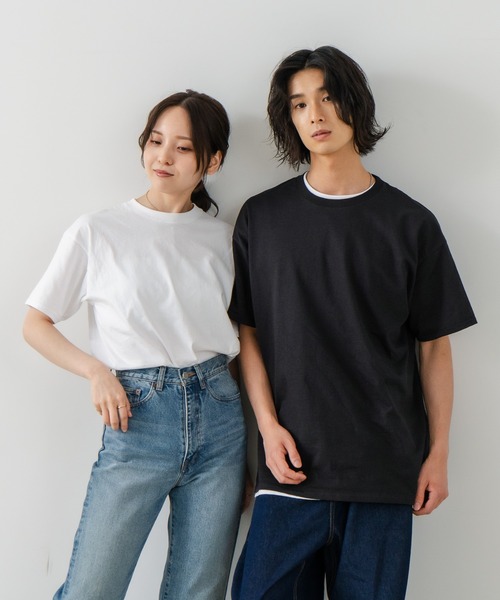 FRUIT OF THE LOOM(フルーツオブザルーム)の「【FRUIT OF THE LOOM/フルーツ オブ ザ ルーム】プレミアム USAコットンTシャツ(Tシャツ/カットソー・メンズ・ホワイト/ブラック/杢グレー/ネイビー/レッド・LARGE/XX-LARGE/MEDIUM/SMALL/X-LARGE)」の6枚目の写真