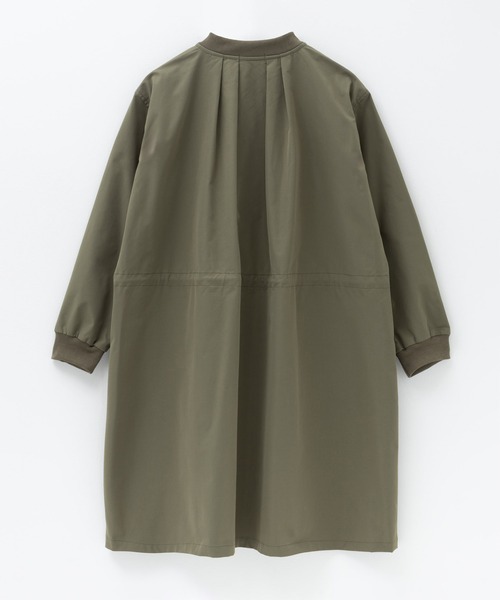 NAVY(ネイビー)の「nAvy リブロングブルゾン【撥水加工】(ブルゾン・レディース・ベージュ/カーキ/ブラック・L/M)」の5枚目の写真