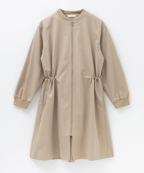 NAVY(ネイビー)の「nAvy リブロングブルゾン【撥水加工】(ブルゾン・レディース・ベージュ/カーキ/ブラック・L/M)」の6枚目の写真