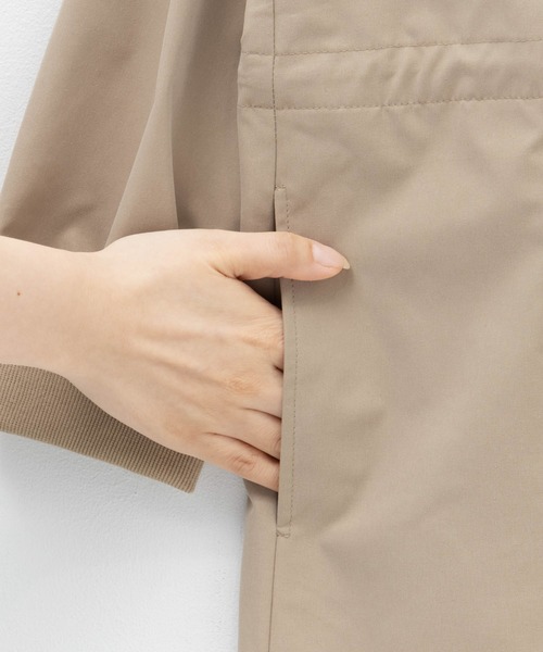 NAVY(ネイビー)の「nAvy リブロングブルゾン【撥水加工】(ブルゾン・レディース・ベージュ/カーキ/ブラック・L/M)」の10枚目の写真