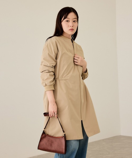 NAVY(ネイビー)の「nAvy リブロングブルゾン【撥水加工】(ブルゾン・レディース・ベージュ/カーキ/ブラック・L/M)」の15枚目の写真