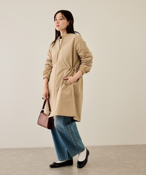 NAVY(ネイビー)の「nAvy リブロングブルゾン【撥水加工】(ブルゾン・レディース・ベージュ/カーキ/ブラック・L/M)」の17枚目の写真