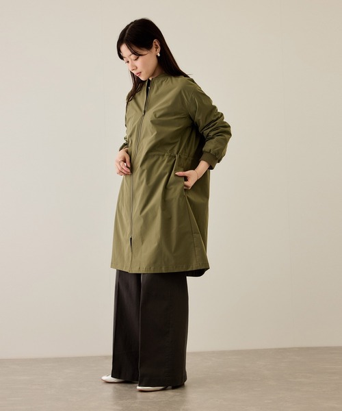 NAVY(ネイビー)の「nAvy リブロングブルゾン【撥水加工】(ブルゾン・レディース・ベージュ/カーキ/ブラック・L/M)」の22枚目の写真