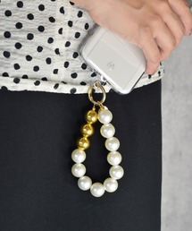 BROTHERHOOD（ブラザーフッド）の「【eY】Big Pearl Acrylic Combi Color Wrist Strap（スマホグッズ）」