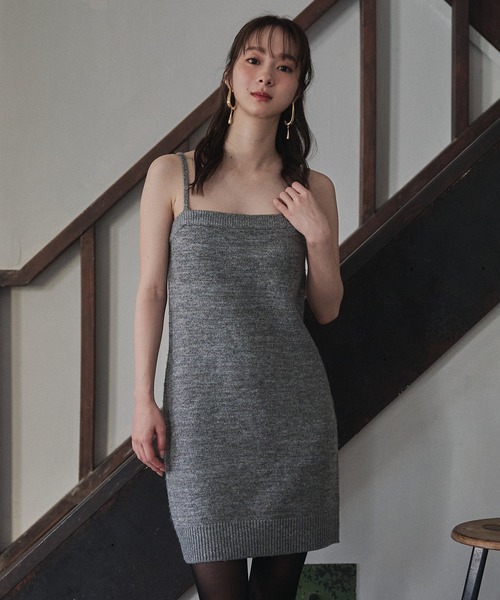 glitter melange knit ensemble / グリッターメランジニット