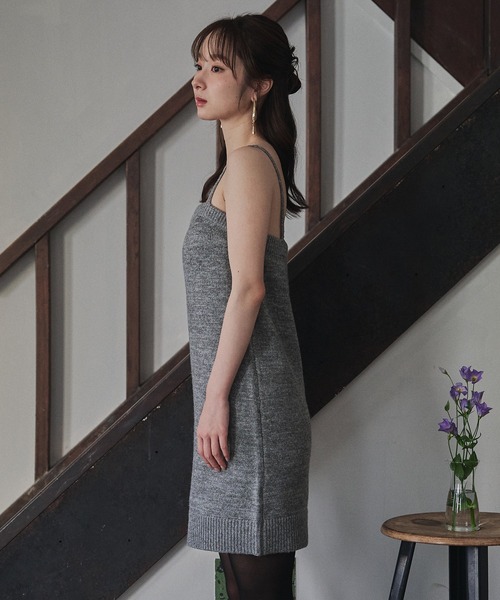 mideal グリッターニットアンサンブル　チャコールグレー　新品未使用 mideal（マイディール）の「glitter knit ensemble / グリッター