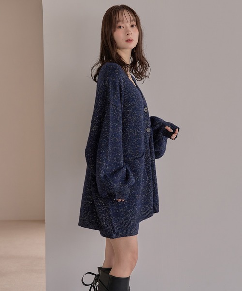 glitter melange knit ensemble / グリッターメランジニット