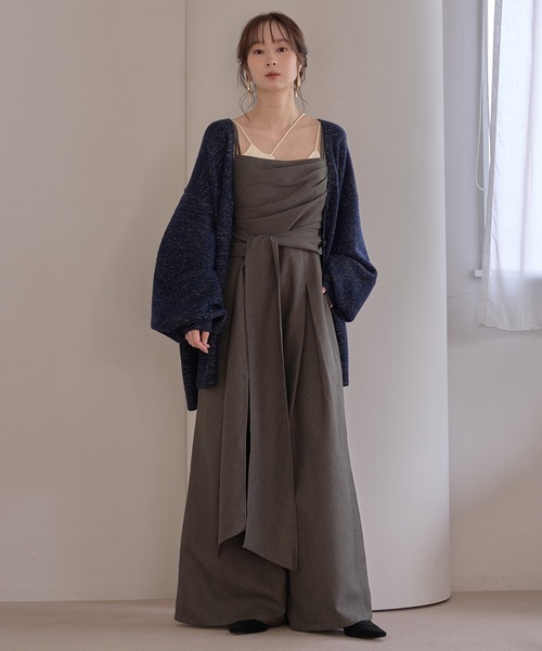 セール】glitter melange knit ensemble / グリッターメランジニット