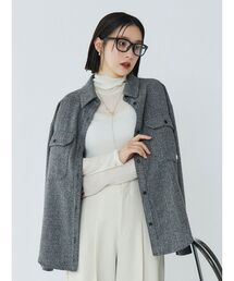 LAGUNAMOON | ツイードビッグシャツ(シャツ/ブラウス)