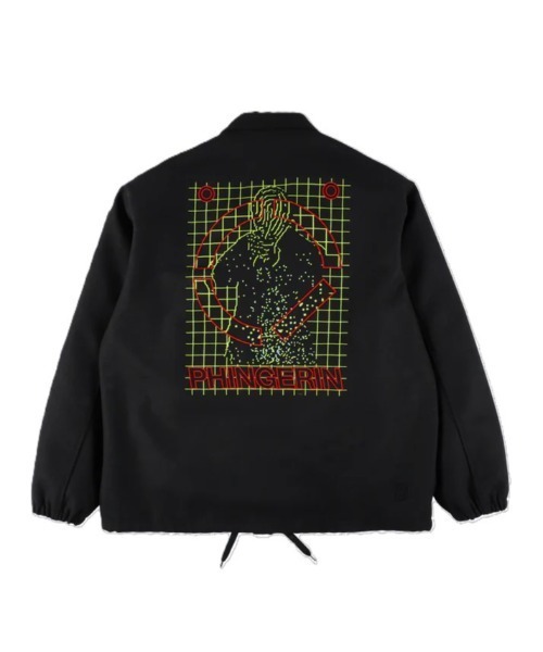 PHINGERIN(フィンガリン)の「PHINGERIN WOOL MELTON COACH JACKET (PD-252-JK-041)(その他アウター・メンズ・ブラック・X-LARGE/LARGE)」の5枚目の写真