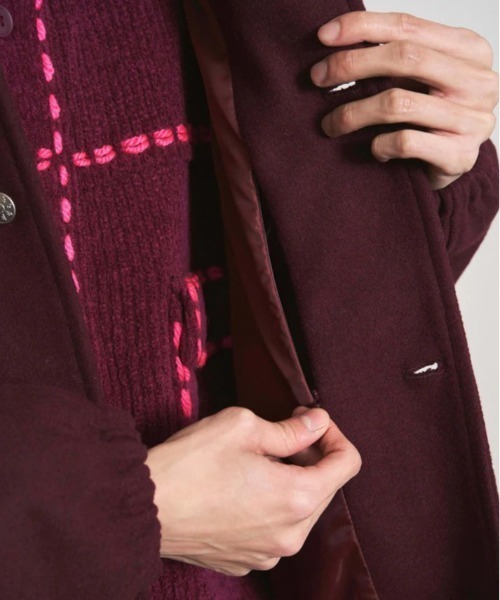 PHINGERIN(フィンガリン)の「PHINGERIN WOOL MELTON COACH JACKET (PD-252-JK-041)(その他アウター・メンズ・ブラック・X-LARGE/LARGE)」の4枚目の写真