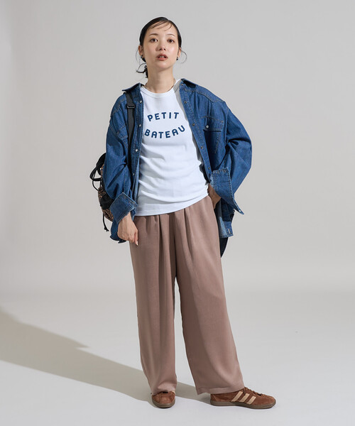 FREAK'S STORE(フリークスストア)の「サテン タックイージーパンツ<セットアップ対応>限定展開(その他パンツ・レディース・ライトグレー/ブラック/ブルーグリーン・SMALL/MEDIUM)」の20枚目の写真