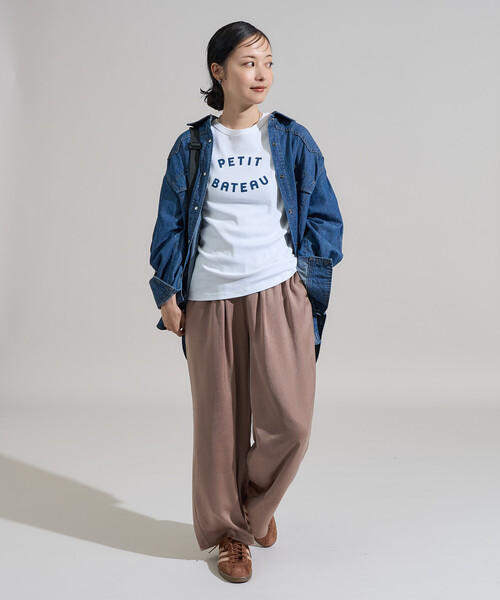 FREAK'S STORE(フリークスストア)の「サテン タックイージーパンツ<セットアップ対応>限定展開(その他パンツ・レディース・ライトグレー/ブラック/ブルーグリーン・SMALL/MEDIUM)」の18枚目の写真