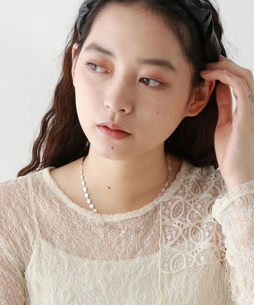 RAGEBLUE（レイジブルー）の「マルチWAY/フラワーネックレス（ネックレス・レディース・その他・FREE）」の2枚目の写真