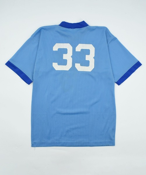 Champion(チャンピオン)の「【USED】70’s Champion “Dawson” ゲームシャツ USA製(Tシャツ/カットソー・メンズ・ブルー・MEDIUM)」の8枚目の写真