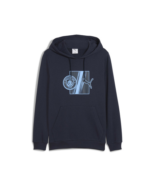 PUMA（プーマ）の「PUMA プーマ メンズ マンチェスターシティ FC フットボールカルチャー フー（パーカー・メンズ・グレー系その他6・SMALL/X-LARGE/LARGE/MEDIUM/X-SMALL）」の6枚目の写真