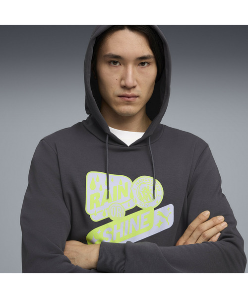 PUMA（プーマ）の「PUMA プーマ メンズ マンチェスターシティ FC フットボールカルチャー フー（パーカー・メンズ・グレー系その他6・SMALL/X-LARGE/LARGE/MEDIUM/X-SMALL）」の8枚目の写真