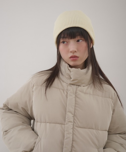 MUHET(ミュエータ)の「assorted padded short blouson / アソート中綿ショート丈ブルゾン(ブルゾン・レディース・ネイビー/ブラック/ブラウン/ベージュ・SMALL/LARGE/MEDIUM)」の21枚目の写真