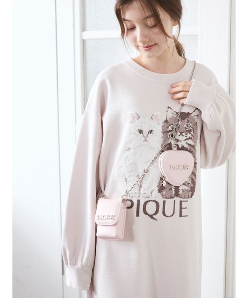 ツインズキャットJQDワンピース ツインキャットジャガードワンピース（ルームウェア/パジャマ
