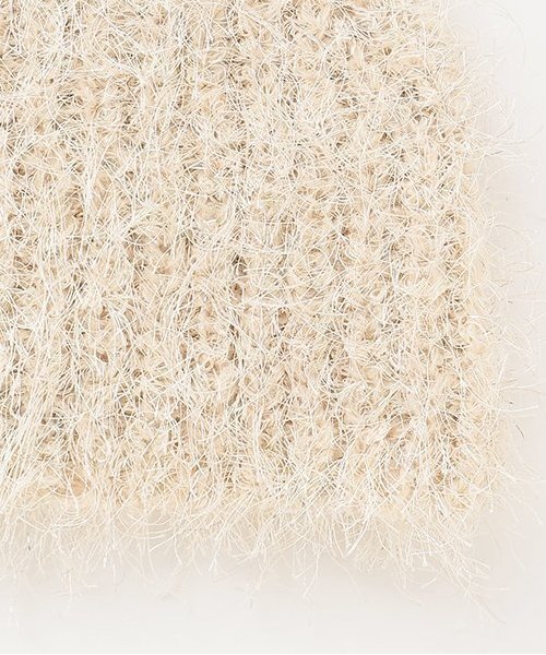 Lycee mine（リセマイン）の「【どちらが前でもOK】ラメフェザーニットベスト（ベスト・キッズ・ライトベージュ/サーモンピンク/シルバー・M/L）」の10枚目の写真