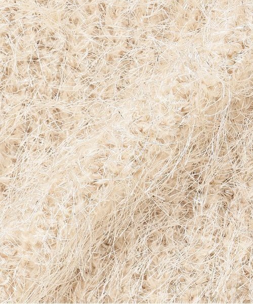 Lycee mine（リセマイン）の「【どちらが前でもOK】ラメフェザーニットベスト（ベスト・キッズ・ライトベージュ/サーモンピンク/シルバー・M/L）」の11枚目の写真