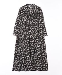 rovtski | SPﾊﾟﾝﾀﾞ柄ﾃｨｱｰﾄﾞﾜﾝﾋﾟｰｽ(シャツワンピース)