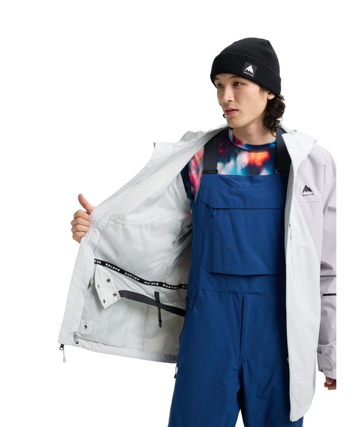 BURTON（バートン）の「Burton Reserve 2L ジャケット（その他アウター・メンズ・ライトグレー/ライトグリーン・L/S/M）」の4枚目の写真