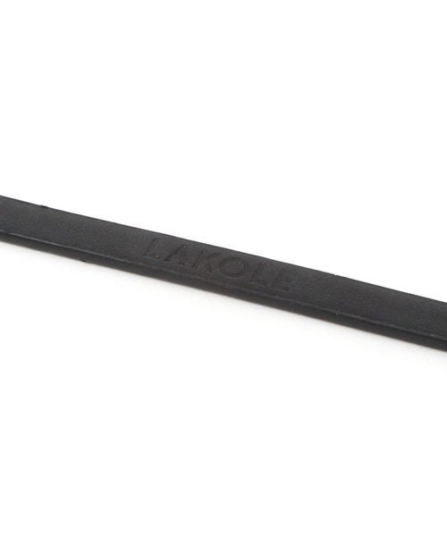 LAKOLE（ラコレ）の「ピンレススクエア細ベルト / 579488（ベルト・レディース・ブラック/ブラウン・FREE）」の4枚目の写真