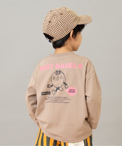 and D. petit main（アンドディープティマイン）の「【綿100】【365D.】OFUZAKE柄ロンT（Tシャツ/カットソー・キッズ・グリーン/パープル/ブラック/ホワイト/レッド系その他/ベージュ系その他・120cm/100cm/110cm/90cm/140cm/130cm）」の4枚目の写真