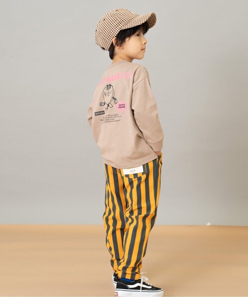 and D. petit main（アンドディープティマイン）の「【綿100】【365D.】OFUZAKE柄ロンT（Tシャツ/カットソー・キッズ・グリーン/パープル/ブラック/ホワイト/レッド系その他/ベージュ系その他・120cm/100cm/110cm/90cm/140cm/130cm）」の7枚目の写真