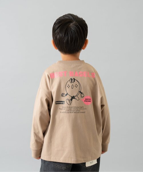 and D. petit main（アンドディープティマイン）の「【綿100】【365D.】OFUZAKE柄ロンT（Tシャツ/カットソー・キッズ・グリーン/パープル/ブラック/ホワイト/レッド系その他/ベージュ系その他・120cm/100cm/110cm/90cm/140cm/130cm）」の10枚目の写真