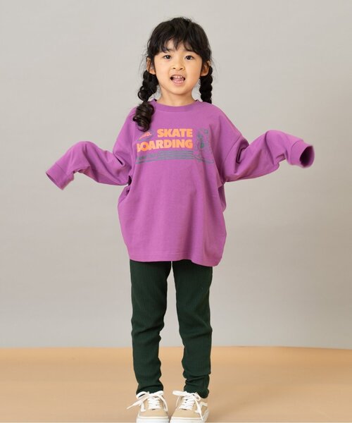 and D. petit main（アンドディープティマイン）の「【綿100】【365D.】OFUZAKE柄ロンT（Tシャツ/カットソー・キッズ・グリーン/パープル/ブラック/ホワイト/レッド系その他/ベージュ系その他・120cm/100cm/110cm/90cm/140cm/130cm）」の19枚目の写真