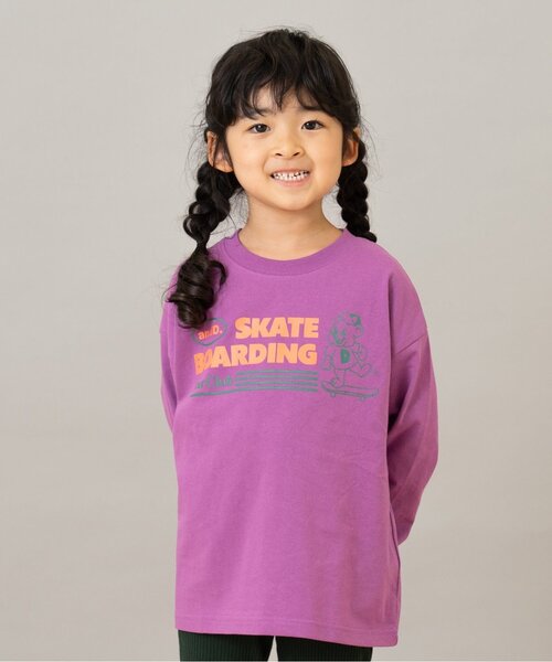 and D. petit main（アンドディープティマイン）の「【綿100】【365D.】OFUZAKE柄ロンT（Tシャツ/カットソー・キッズ・グリーン/パープル/ブラック/ホワイト/レッド系その他/ベージュ系その他・120cm/100cm/110cm/90cm/140cm/130cm）」の20枚目の写真