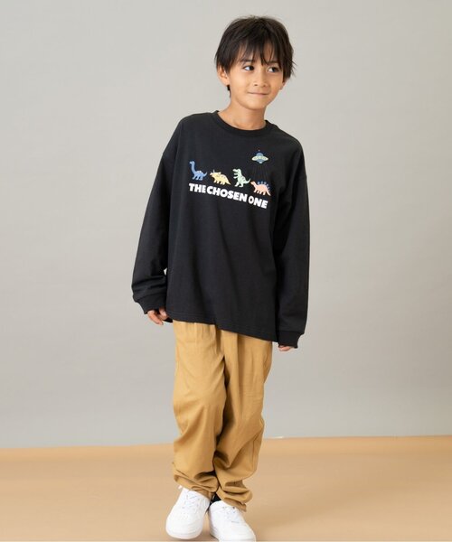 and D. petit main（アンドディープティマイン）の「【綿100】【365D.】OFUZAKE柄ロンT（Tシャツ/カットソー・キッズ・グリーン/パープル/ブラック/ホワイト/レッド系その他/ベージュ系その他・120cm/100cm/110cm/90cm/140cm/130cm）」の21枚目の写真