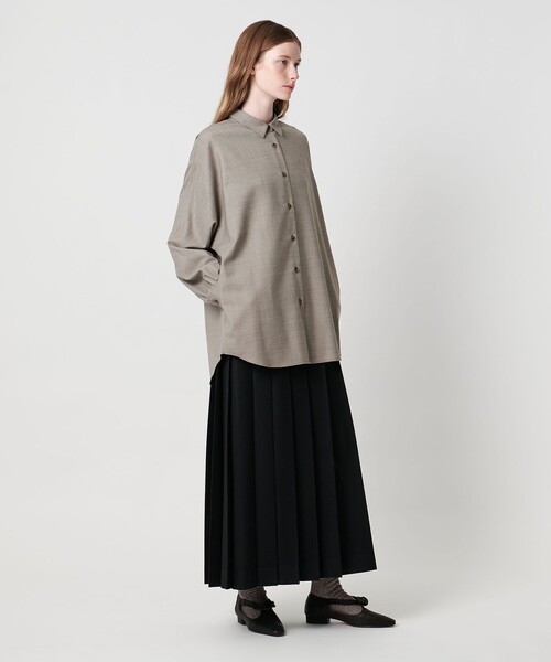 Steven Alan（スティーブンアラン）の「＜Steven Alan＞プリーツ ロング スカート（スカート・レディース・ベージュ/ブラック・M/S）」の7枚目の写真