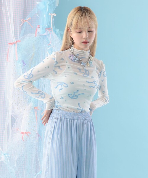 CAROLINA GLASER（カロリナ グレイサー）の「【COLLABORATION】Lovely Charm 22 / カラフルネックレス（ネックレス・レディース・イエロー/ピンク/ブルー・ONE SIZE）」の14枚目の写真