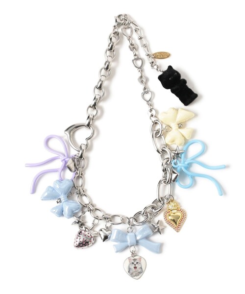 CAROLINA GLASER（カロリナ グレイサー）の「【COLLABORATION】Lovely Charm 22 / カラフルネックレス（ネックレス・レディース・イエロー/ピンク/ブルー・ONE SIZE）」の16枚目の写真