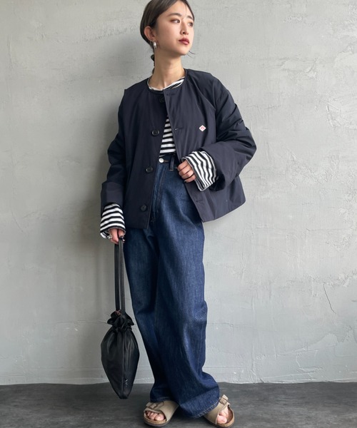 DANTON/ダントン] インサレーション カラーレス ワイドジャケット