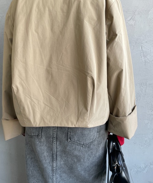 DANTON/ダントン] インサレーション カラーレス ワイドジャケット