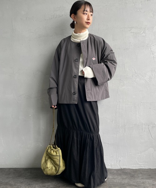 DANTON/ダントン] インサレーション カラーレス ワイドジャケット