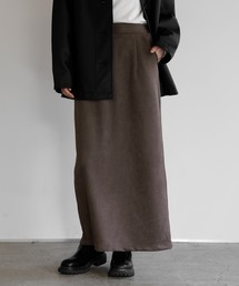 shetila（シェティラ）の「【セットアップ対応】ストレッチフェイクスエード  ナロースカート（スカート）」