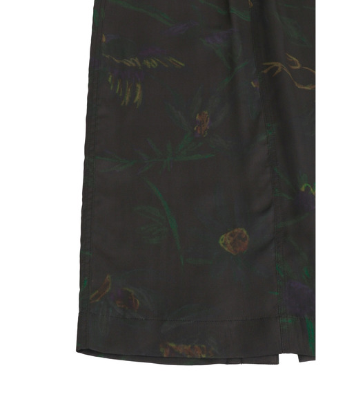 near.nippon.（ニアーニッポン）の「＜near.nippon (ニアー ニッポン)＞ボタニカルプリント ロングスカート（スカート・レディース・ブラック系その他3・38）」の13枚目の写真